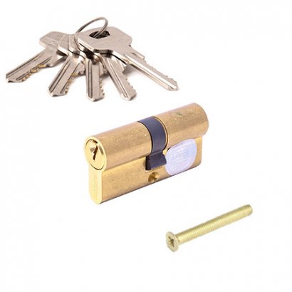 Цилиндровый механизм Apecs SC-60-G (60-Z-G) 5кл. зол. кл/кл