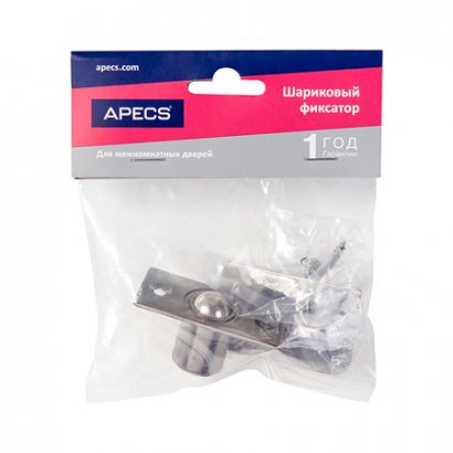 Шариковый фиксатор Apecs R-0001-GM мат. золото (00015859)