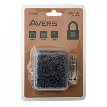 Замок навесной AVERS PD-15-80-Blister