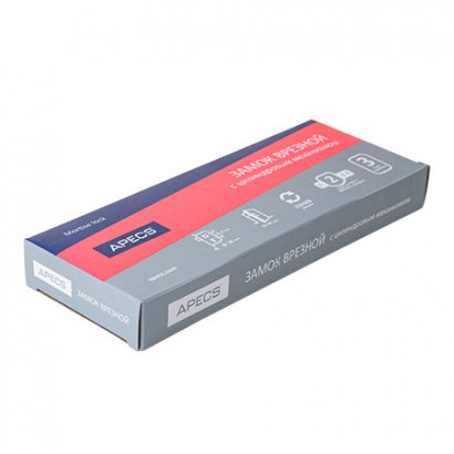 Замок врезной Apecs 1000/60-G корпус МЦ без ручки (00006325)