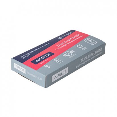 Замок врезной Apecs 95/60-CR (00016278)