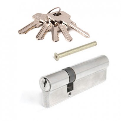 Цилиндровый механизм Apecs SC-95(30/65)-NI 5кл. хром кл/кл