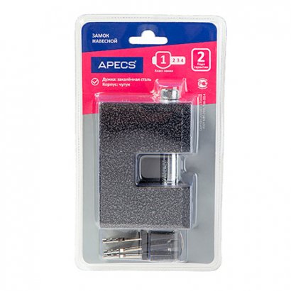 Замок висячий Apecs PD-16-90-Blister