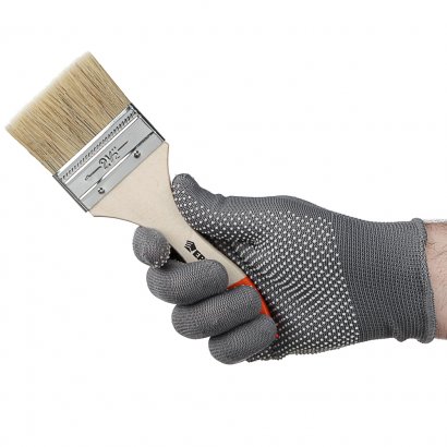 Кисть плоская  HEADMAN BASIC  63мм / 2,5&quot; натур. щет.,  дер,  ручка /12