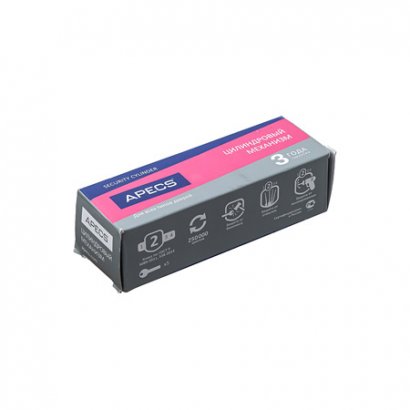 Цилиндровый механизм Apecs SM-70(30/40С)-C-NI 5кл. перф.ключ,хром кл/р