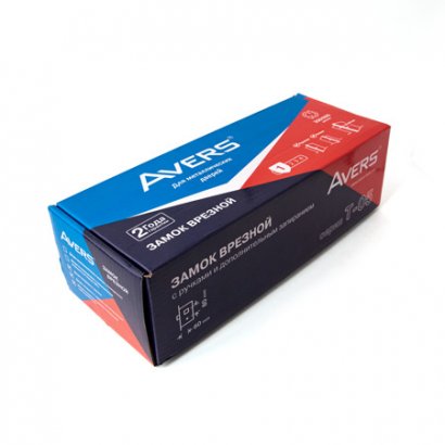Замок врезной AVERS T-0523-C-CR-L