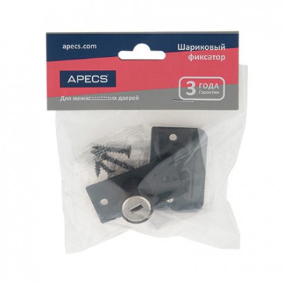 Шариковый фиксатор Apecs R-0001-BLM (00031405) / 20