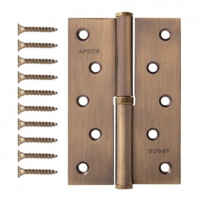 Петля врезная Apecs 120*80-B-Steel-AB-L (00013696)