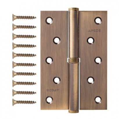 Петля врезная Apecs 120*80-B-Steel-AB-R (00013697)