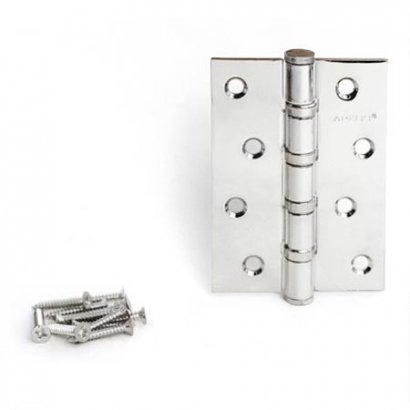 Петля  Apecs   100*70-B4-Steel-CR  хром  100 мм