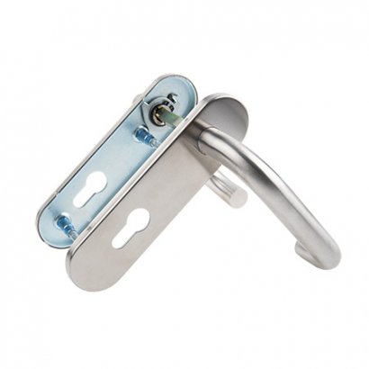 Ручка дверная на планке  АПЕКС  HP-72.1303-INOX  нерж. сталь