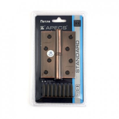 Петля Apecs 100*70-B-Steel-AC-L-Blister (00015777)