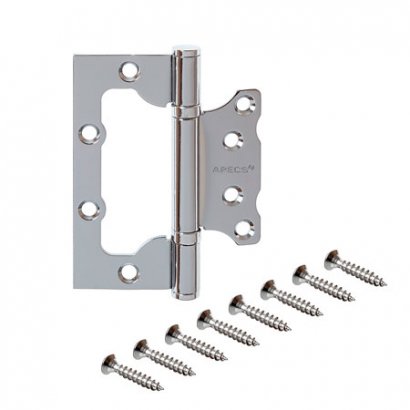 Петля накладная Apecs 100*75*2,5-B2-Steel-CR-Blister