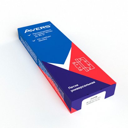 Петля накладная  AVERS 125*75*2,5-B2-G