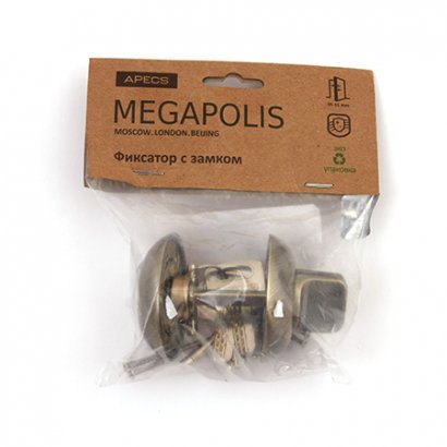 Фиксатор с замком Megapolis WC-K-0803-AB
