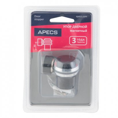 Упор дверной Apecs DS-2762-M-BLM  (00028865)