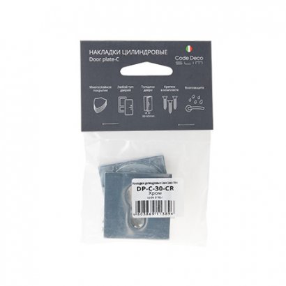 Накладки цилиндровые Code Deco Slim DP-C-30-CR (00031651)