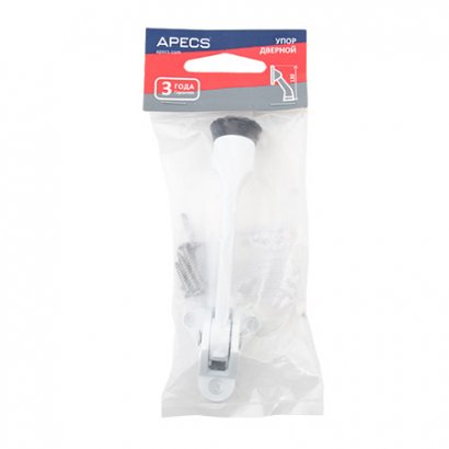 Упор дверной Apecs DS-0007-W белый (00033936)