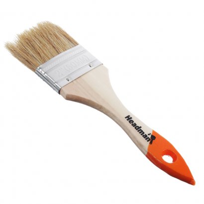 Кисть плоская  HEADMAN BASIC  50мм / 2&quot;  деревянная ручка