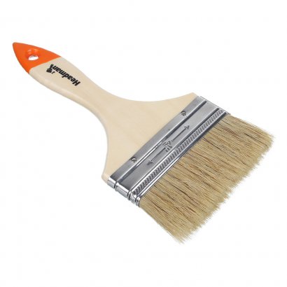Кисть плоская  HEADMAN BASIC 100мм / 4&quot;  деревянная ручка