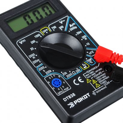 Мультиметр цифровой  РОКОТ  DT-838