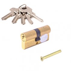 Цилиндровый механизм Apecs SC-60-G (60-Z-G) 5кл. зол. кл/кл