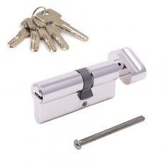 Цилиндровый механизм Apecs SM-70(30С/40)-C-NI 5кл. перф.ключ,хром кл/р