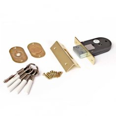 Замок врезной Apecs 90-K-G (00017285)