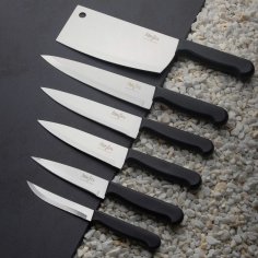 Нож кухонный  МАСТЕР  универсальный  18см  пластиковая ручка