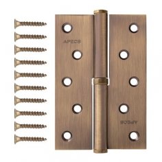 Петля врезная Apecs 120*80-B-Steel-AB-L (00013696)
