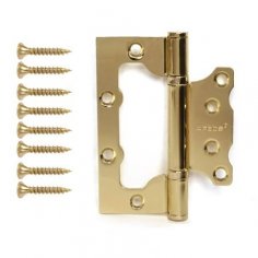 Петля накладная  Apecs 100*75*2,5-B2-Steel-G (без врезки) (00018040)