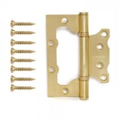 Петля накладная  Apecs 100*75*2,5-B2-Steel-GM (00018044)