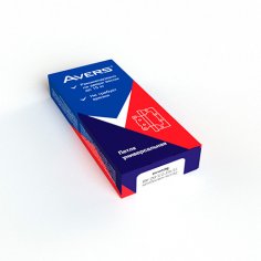 Петля накладная  AVERS   75*63*2,5-B2-CR  хром  75 мм