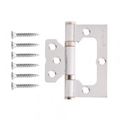 Петля накладная  AVERS   75*63*2,5-B2-CR  хром  75 мм