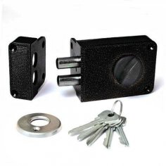 Замок накладной ЗЕНИТ ЗН 1-3 ЧЁРНЫЙ (00020958)
