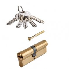 Цилиндровый механизм KALE KILIT 164SN-90(35+10+45)-BP-5KEY-STB 164SN000097 (00024764)