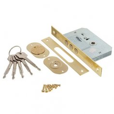 Замок врезной KALE KILIT 189/3MF-BS45-BP-5KEY-(SP, Ros)-STB 189F0000018 (00025664)