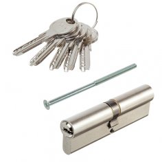 Цилиндровый механизм KALE KILIT 164SN-100(45+10+45)-NP-5KEY-STB 164SN000104