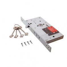 Замок врезной сувальдный KALE KILIT 252RL-85BS60-CP-4KEY-(w/o SP, w/o Ros)-PB 252