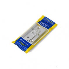 Петля накладная Vanger  100*75*2-P2-CR  хром  (без врезки)