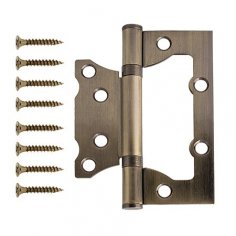 Петля накладная Vanger 100*75*2-P2-AB  бронза