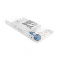 Замок врезной сувальдный KALE KILIT 257L-BS60-CP-L4KEY 257L0000040