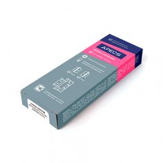 Петля накладная Apecs 100*75*2.5-B2-Steel-BLM(без врезки)