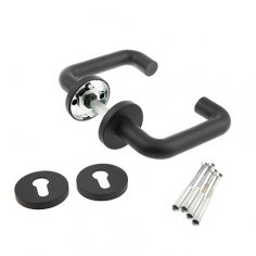 Ручки дверные AVERS  H-0203-BL-RE (DP-C-02) (B2B)