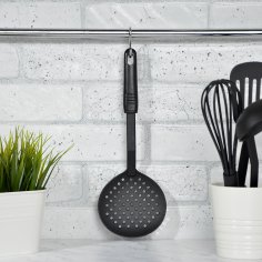 Шумовка кухонная  БЛЭК  жаропрочный нейлон