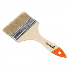 Кисть плоская  HEADMAN BASIC 100мм / 4&quot;  деревянная ручка